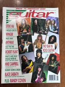 Guitar for the Practicing Musician magazine November 1990 Alex Skolnick poster - Picture 1 of 2