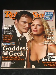 ROLLING STONE magazine 2004, Quentin Tarantino, Uma Thurman, Chris Rock JET RARE - Picture 1 of 1