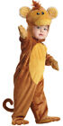 Monkey Little Cute Baby Costume Hooded Jumpsuit Halloween Underwraps Toddler