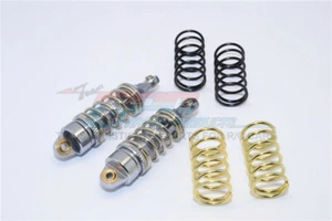 For Traxxas Mini E-Revo-ALLOY FRONT/REAR ADJ. SHOCKS w/ SPRINGS - 1 Pair - Picture 1 of 16