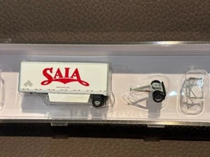Trainworx N Scale 42892-02 28' Pup Trailer w/Dolly SAIA #287043 - Picture 1 of 2