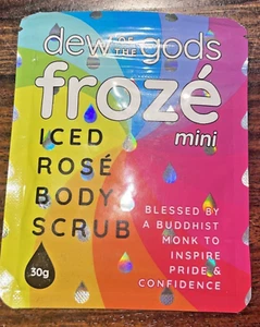 Dew Of The Gods Froze Mini Iced Rose Body Scrub 30g NEW - Picture 1 of 2