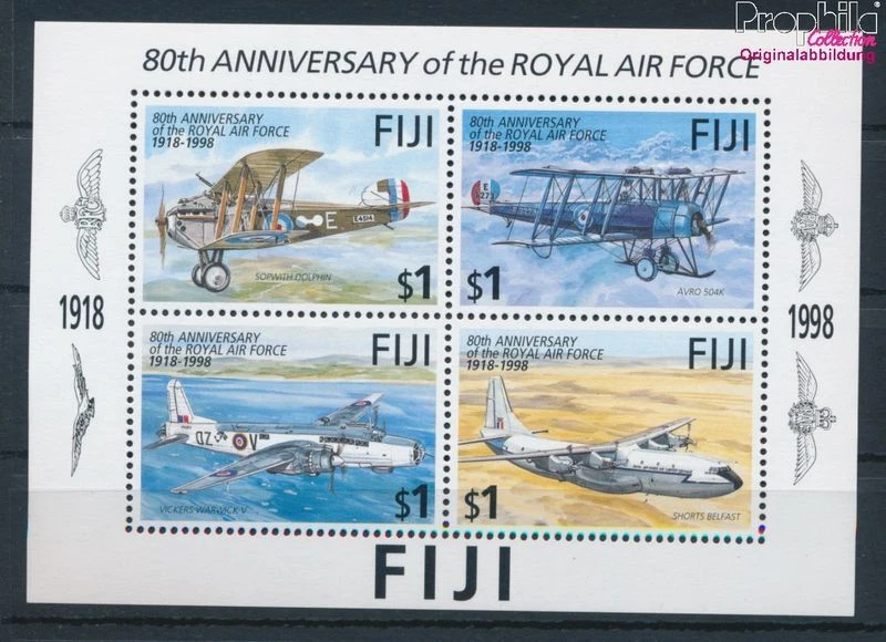 Sellos Fiji-Islas 1998 Mi bloque25 (emisión completa) sin montar como nuevo / (10567455 Foto 1 de 1