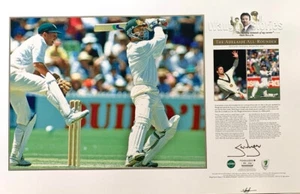 STEVE WAUGH Signed ‘Adelaide All-Rounder’ LIMITED LITHOGRAPH PRINT - Picture 1 of 4