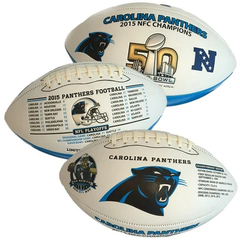 Carolina Panthers NFC Champ and Super Bowl Appearance Football Cover