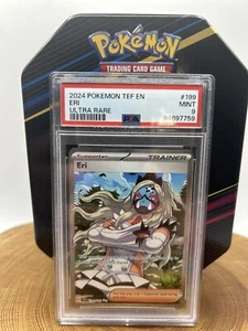 PSA 9 MINT Eri 199/162 Ultra Rare TCG Scarlet & Violet: Temporal Forces - Picture 1 of 4