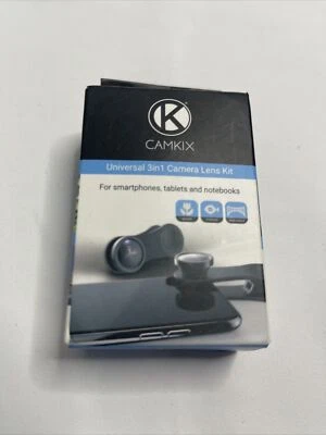 Camkix универсальный 3 в 1 телефон смартфон планшет ноутбук камеры объектива набор фиолетовый - Изображение 1 из 2