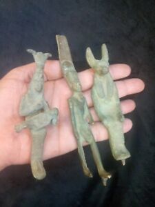 A very rare royal 3piece of Pharaonic copper, the ancient civilization of Egypt 