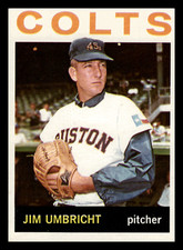 1964 Topps Jim Umbricht  Houston Colt .45s #389 EX Vintage