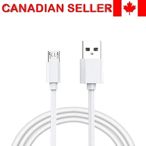 Micro USB Cable Sync Charger Charging for Samsung S7 Edge S6 S5 J3 LG G4 PS4 1m - Picture 1 of 2