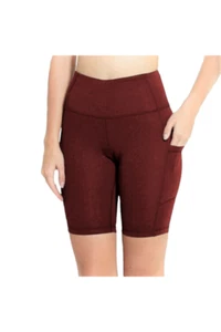 Ideology Women's High-Rise Pocket Bike Shorts - Picture 1 of 20