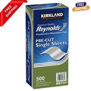 Kirkland Signature Reynolds Foodservice Aluminum Foil Precut Single Sheets 500 - Picture 1 of 5