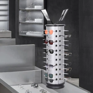 Round Sunglasses Display Rack 39" H Eyeglass Organizer Holder 360° Rotating - Picture 1 of 12