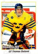 1995 Swedish World Championships Stickers #137 Thomas Ostlund