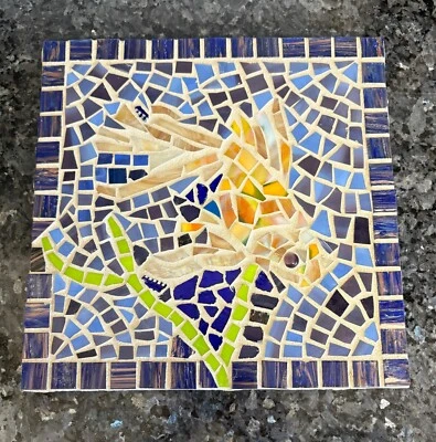 Mosaico azulejo peixe arte decoração de parede pedra degrau azulejo banheiro para piscina FEITO À MÃO - Imagem 1 de 3
