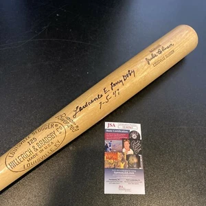 Lawrence Eugene Larry Doby Full Name July 5, 1947 Signed Jackie Robinson Bat JSA - Picture 1 of 6