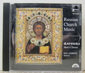 Russian Church Music - Slavyanka Men's Chorus - Harmonia Mundi CD 1992 - Imagen 1 de 2