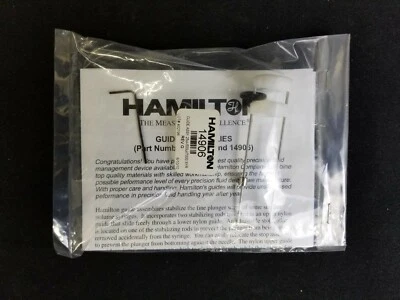 全新 ~ Hamilton 14906 注射器指南组件 25ul-500ul/7000 SYR — 第 1/4 张图片