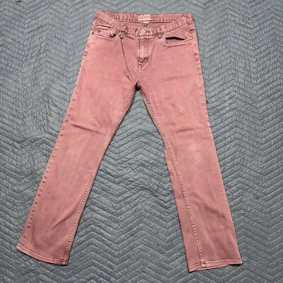Pantalones de mezclilla rojos de skate Altamont para hombre 34x32 vintage KR3W skate Foto 1 de 4