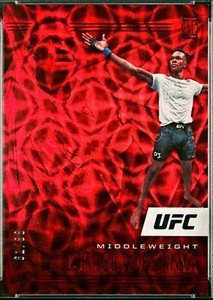 2021 UFC PANINI Israel Adesanya ASIA ILLUSIONS RED /88 🔴