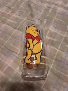 Winnie The Pooh And Tiger Glass Vintage Disney Anchor Hocking - Picture 1 of 14