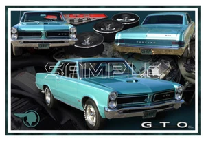 1965 Pontiac GTO Poster Print - Picture 1 of 1