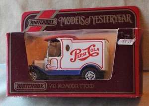 New Original 1984 MATCHBOX Yesteryear 1912 FORD T Y-12 Red Scale 1:35 England - Picture 1 of 1