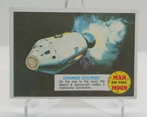 1969 Topps -Man on the Moon Space Trading Card #50b - Change Course - Imagen 1 de 4