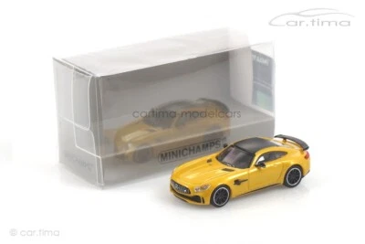 Mercedes AMG Gt-R 2017 Giallo Metallico MINICHAMPS 1:87 870037222 - Immagine 1 di 2
