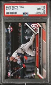 Colt Keith RC- 2024 MLB TOPPS NOW 10 First MLB HIT PSA 10 - Picture 1 of 2