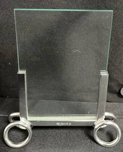 Christofle Modernist Picture Frame Silver Plated Fits 4 x 6 Photos Great Look - Picture 1 of 7