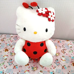 Juguete de peluche Sanrio Hello Kitty Ladybug GRANDE - Imagen 1 de 4