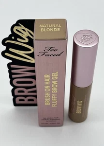 TOO FACED BROW WIG GEL SHADE NATURAL BLONDE 0.19 OZ NEW IN BOX - Picture 1 of 1