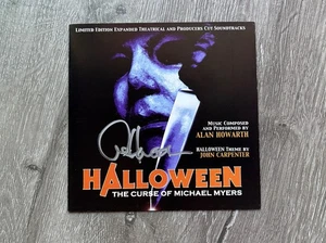 Alan Howarth firmato Halloween 6 La maledizione di Michael Myers solo libretto CD - Foto 1 di 2