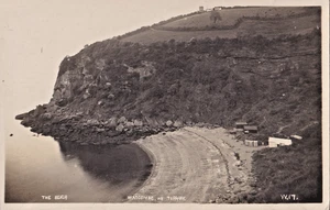 EQS  Vintage Postcard, Watcombe Bay, Torquay, Devon shows Houses/Sheds (?) - Picture 1 of 1