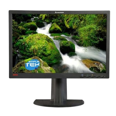 Lenovo L2440PWC Monitor 24" IPS 16:10 with USB Hub VGA DVI LCD Screen Display - Image 1 of 4