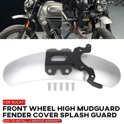 Guardabarros alto de rueda delantera para guardabarros protector contra salpicaduras para DUCATI Scrambler 800 Foto 1 de 4
