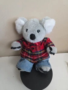 Peluche vintage Costruisci un orso ritirato koala australiano grigio morbido 10" 1997 - Foto 1 di 4
