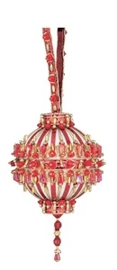 The Cracker Box Weihnachtsschmuck Set Golden Oldie Ballooning Over Burgundy - Bild 1 von 1