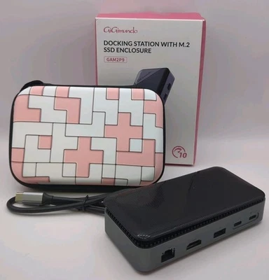 GiGimundo Docking Station With M.2 NVMe SSD Enclosure 10 In 1 GAM2P9 - Image 1 of 4
