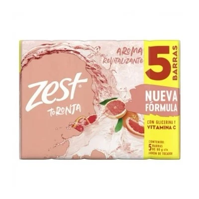 10 JABONES ZEST TORONJA (90g) - 10 ZEST SOAPS 🇲🇽 - Image 1 of 4