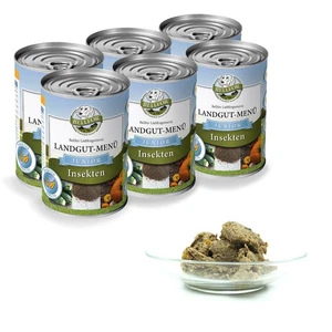 Bellfor Hundefutter Welpen Nassfutter mit Insektenprotein Hypoallergen 6x 400g - Bild 1 von 6