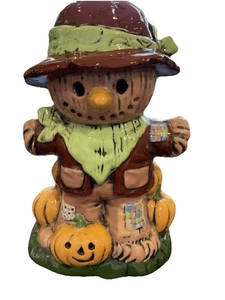 Estatuilla de espantapájaros de cerámica vintage  - Imagen 1 de 7