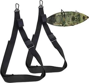 Kayak Wall Hanging Storage Strap Nylon Kayak Hoist Sling for Garage Indoor an - Picture 1 of 5