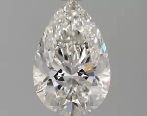 1.14 Cts PEAR Cut IGI Certified Lab Grown CVD Diamond H Color VVS2 Clarity STONE - Picture 1 of 12