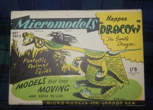 RARI Micromodelli Vintage Happee Dracow The Gentle Dragon - Foto 1 di 2