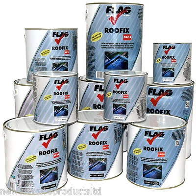 Roofix 20/10 Roof Repair 1L 2.5L 5L 20L Black Grey White Solar Reflective Silver - Image 1 of 4