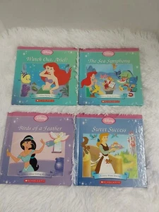 Lot X4 Disney Princess Scholastic Hardcover Books About Virtues 2002 & 2003 - Picture 1 of 9