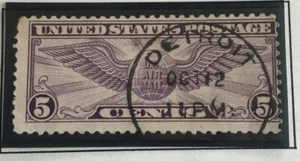 1930 Airmail 5c Stamp - Picture 1 of 1