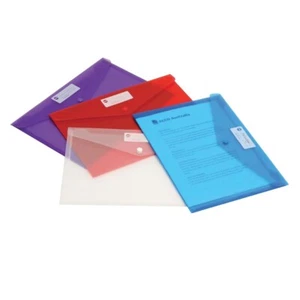 MARBIG POLYPROPYLENE DOCULOPE A4 Red - Picture 1 of 1